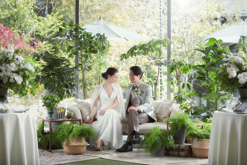 サマープラン【60名227万円】緑溢れる空間の中で過ごすナチュラルウエディング